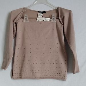 Laundry by Shelli Segal Knit Shrug Tube Top Set Silk Blend